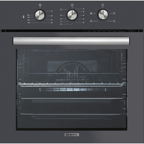 Kumtel Kristal Antrasit Ankastre Set (DA6-830 Davlumbaz - KO-40 TAHDF Ocak - B66 - Sf2 Fırın) - Görsel 4