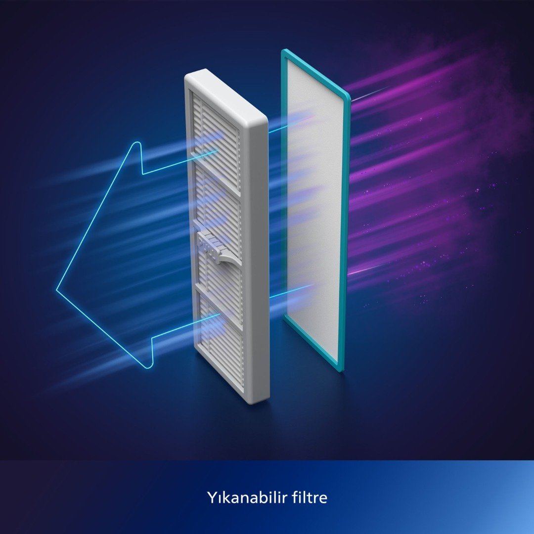 Philips 7000 Serisi 7000 Islak Kuru Robot Süpürge, 5000 PA,Titreşimli Mop,Sert Zemin ve Halıya Uygun, XU7000/01 - Görsel 9