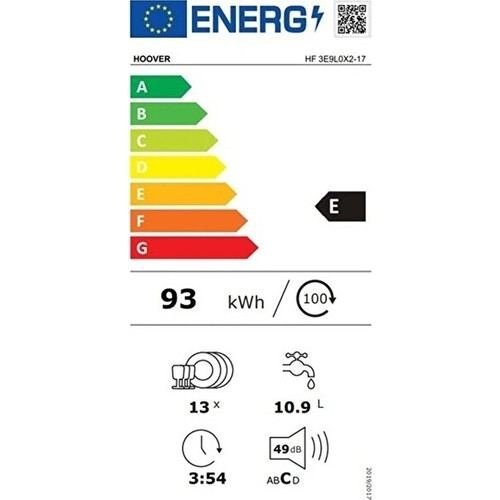 Hoover Hf 3E9L0X2-17 5 Programlı Wi-Fi + Bluetooth Bağlantılı Bulaşık Makinesi - Görsel 5