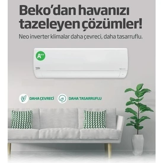 Beko 51205 A++ 12000 Btu Duvar Tipi Inverter Klima - Görsel 2