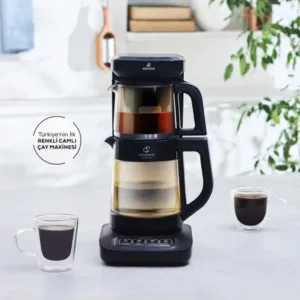 Karaca Robotea Pro 4 in 1 Konuşan Renkli Camlı Çay Makinesi Agate