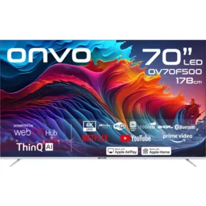 Onvo OV70F500 70" 178 Ekran Uydu Alıcılı 4K Ultra HD Smart LED TV