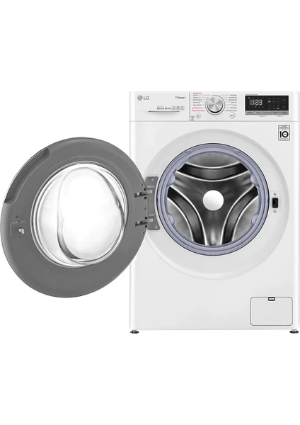 LG F4V5RGP0W 10.5 KG Yıkama 7 KG Kurutma 1400 Devir Buharlı Yıkama Kurutmalı Çamaşır Makinesi